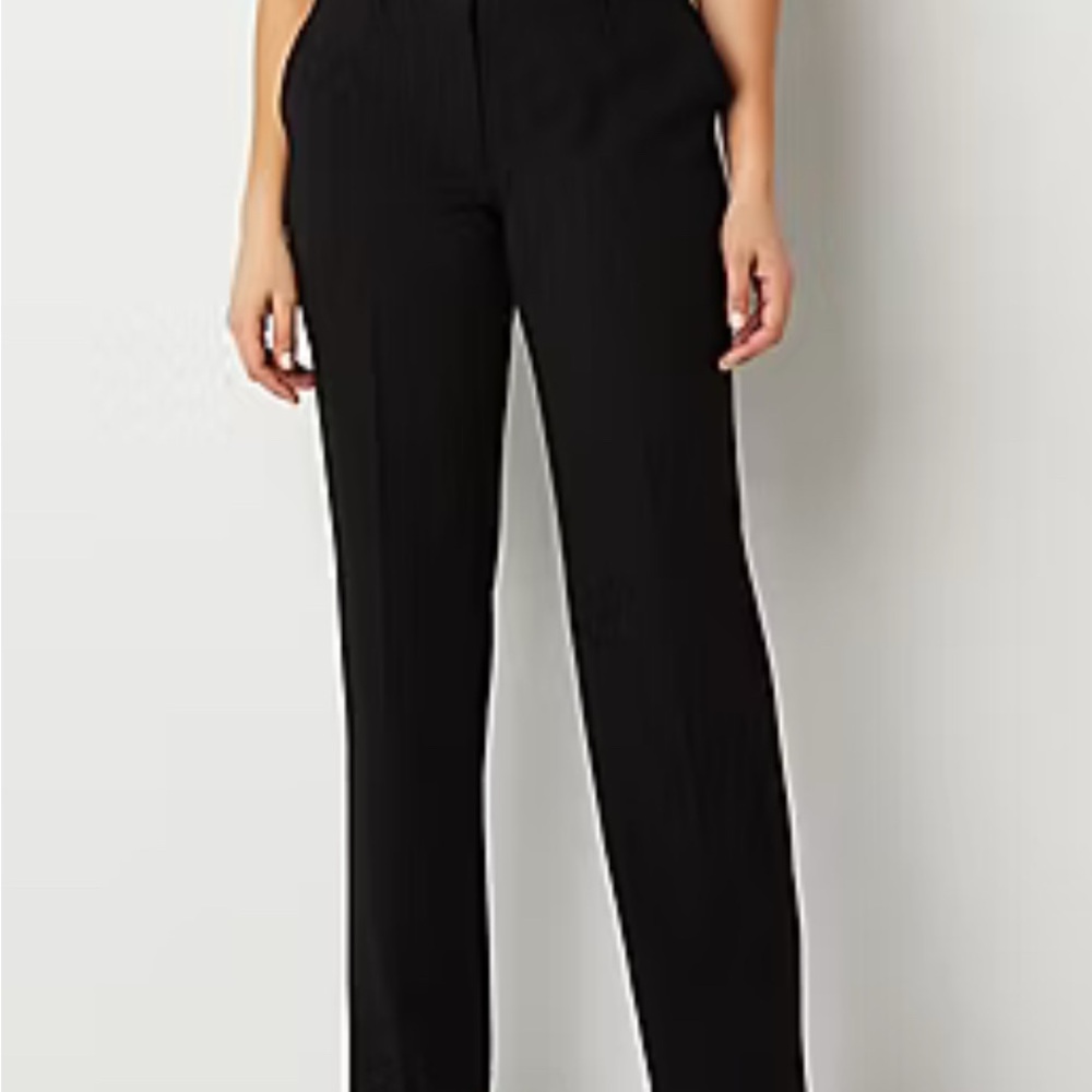 Classic Black Women's Straight Leg Trousers